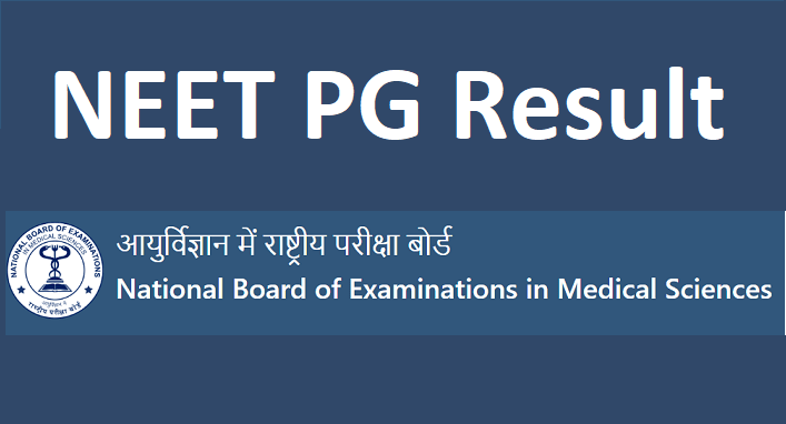 NEET PG Result 2022 pdf Download! NEET PG Topper Merit list
